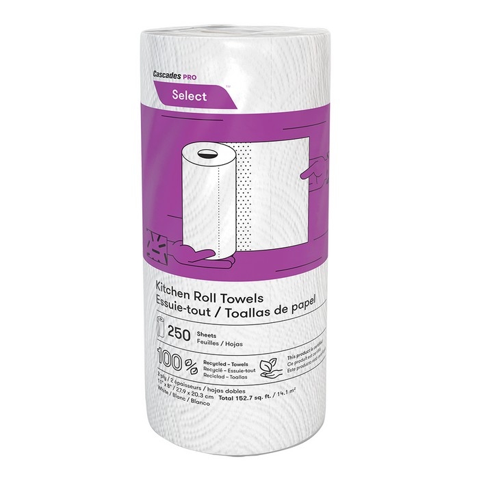 Cascade Proselect Mult Grand'Mère Nature | Essuie-tout 250 feuilles - Cascade pro Select