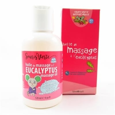 Huile à massage à l'eucalyptus 120ml